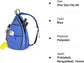 Sling Bag - Crossbody Backpack for Pickleball, Tennis, Racketball, and Travel for Men and Women