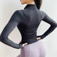 Long sleeve running training fitness clothes