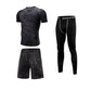 Long Sleeve Men's Fitness Clothes Three Piece Suit