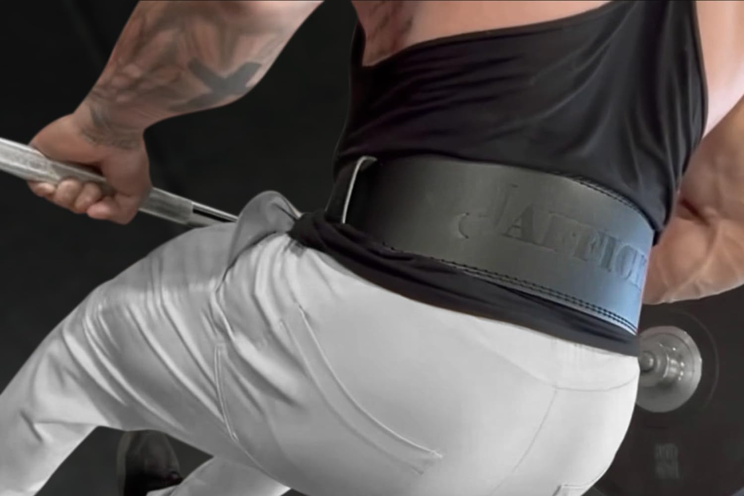 Pro Power 7MM Leather Weight Lifting Belt with Strong Back Support for Deadlifts, Squats, and Powerlifting