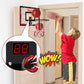 Basketball Hoop Indoor, LED Light Mini Basketball Hoops with 2 Balls & Electronic Scoreboard, over the Door Basketball Hoop, Basketball Accessories for 5 6 7 8 9 10 11 12 Year Old Kids Teen Adults