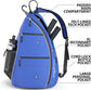 Sling Bag - Crossbody Backpack for Pickleball, Tennis, Racketball, and Travel for Men and Women