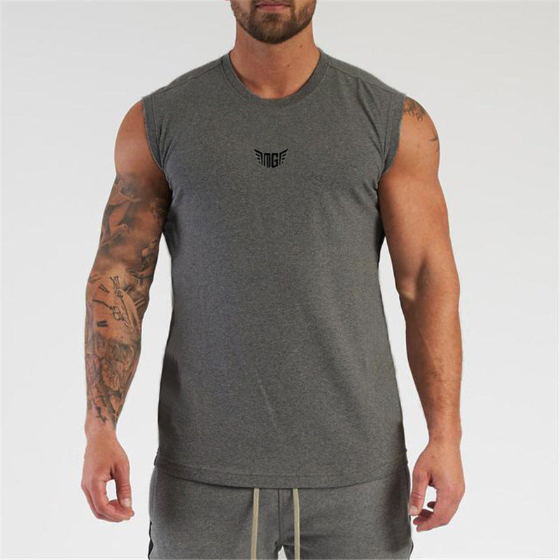 Fashion Men's Fitness Vest T-shirt