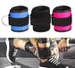 New D-ring Ankle Strap Buckle Adjustable Ankle Weights Gym Leg Ankle Cuffs Power Weight Lifting Fitness Rope 1/2PC