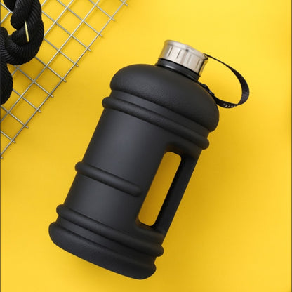 Fitness water bottle 1.3L large capacity scale sports