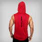 Fitness Vest Men Hooded Loose Clothes