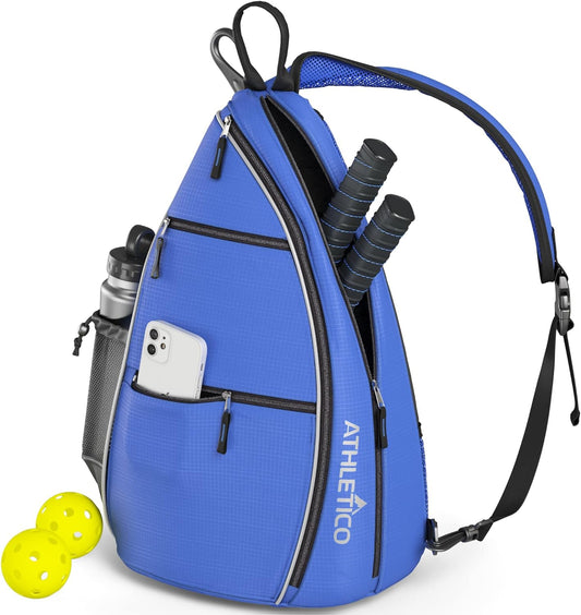 Sling Bag - Crossbody Backpack for Pickleball, Tennis, Racketball, and Travel for Men and Women